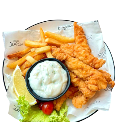 CHICKEN TENDER WITH TARTAR SAUCE